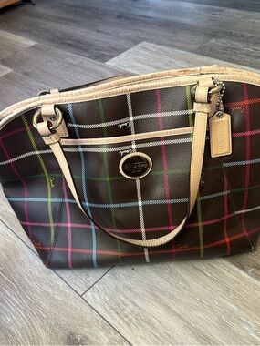 Coach Peyton Tattersall Tote